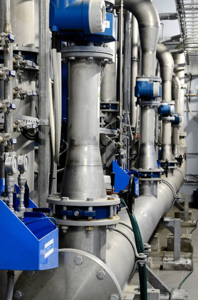 istock Large industrial boiler room 913031296