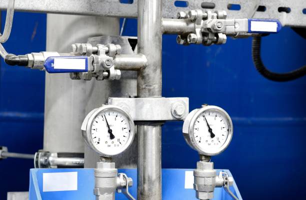 istock Large industrial boiler room 913031358