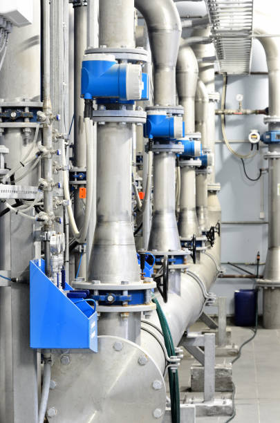 istock Large industrial boiler room 913031366