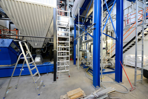 istock Large industrial boiler room 913032286