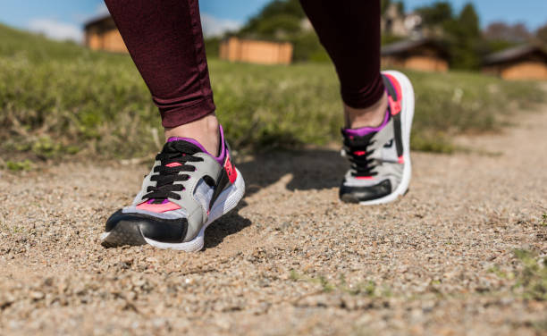 istock woman in modern sneakers 913035834