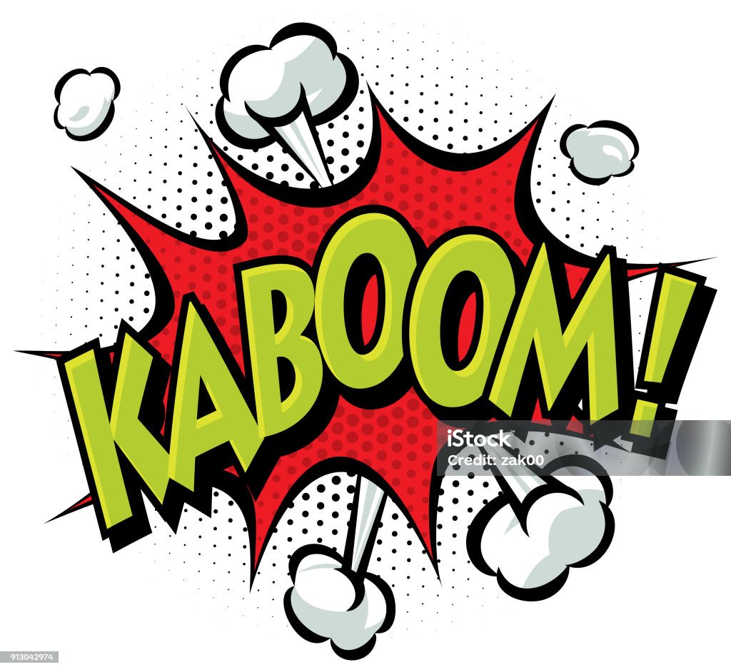 Kaboom Vector Cartoon Vector Kaboom Stock Illustration - Download Image Now - Comic ...