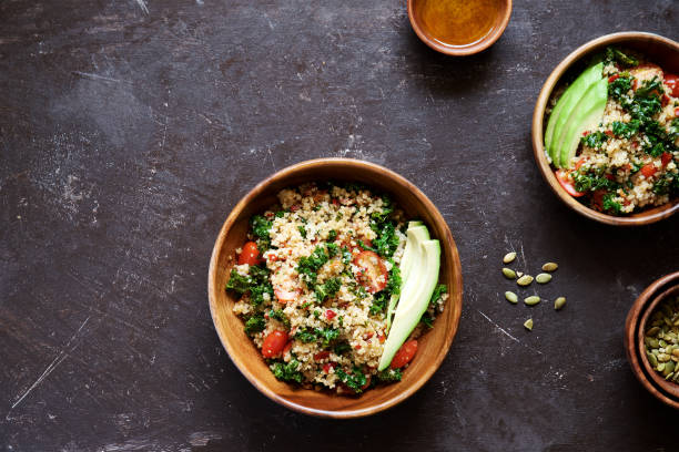 istock Quinoa salad with kale, cherry tomatoes and pumpkin seeds 913049038