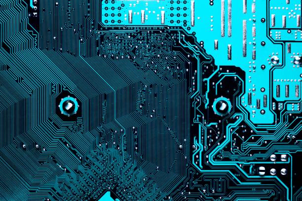 istock blue circuit board background of computer motherboard 913057774