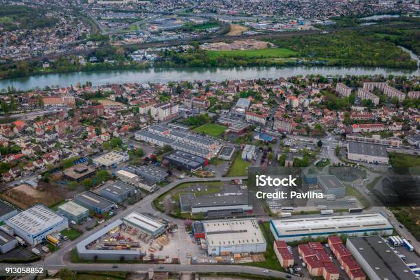 Aerial View Of The Suburbs Paris Aéroport Dorly France Stock Photo - Download Image Now