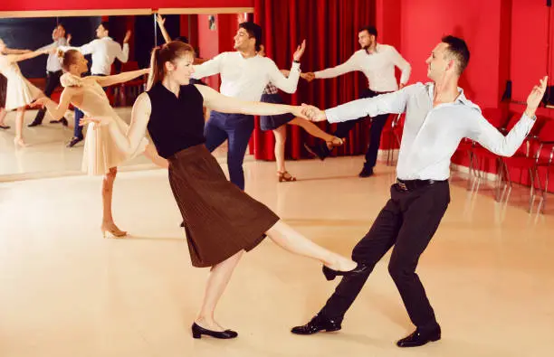 Photo of Couples dancing active swing