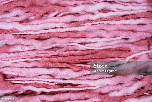 Variegated Pink Wool Stock Photo - Download Image Now - Abstract, Backgrounds, Clothing