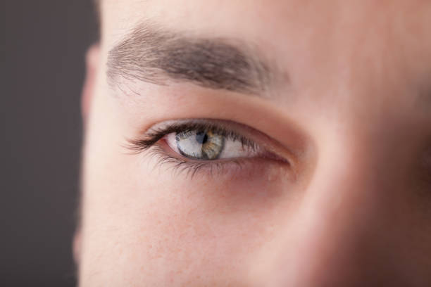 istock Portrait of a handsome man close up eye 913069682