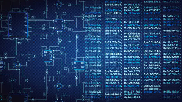 fondo de pantalla de datos plan y equipo - algorithm design fotografías e imágenes de stock