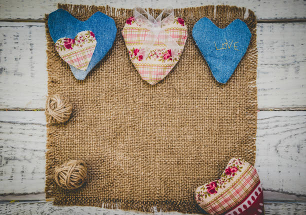 istock the frame is made of fabric with candy, vintage, 913072236