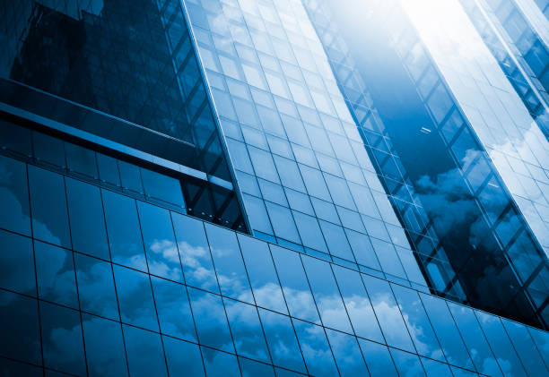 istock Skyscraper or modern building in the city with cloud and sunlight 913083006