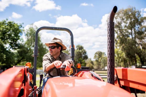 istock Farmer harvesting with his combine 913083816