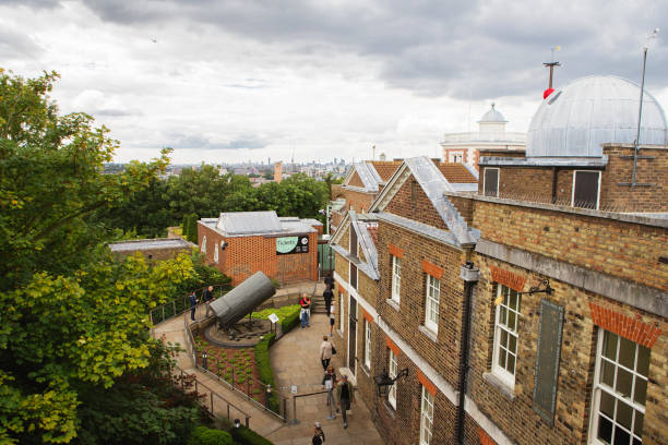 그리니치 공원, 런던, 영국 왕립 천문대 - royal observatory 뉴스 사진 이미지