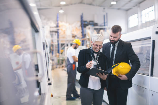 istock Quality inspectors at the factory 913087804