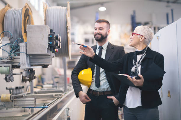 istock Quality inspectors at the factory 913087894