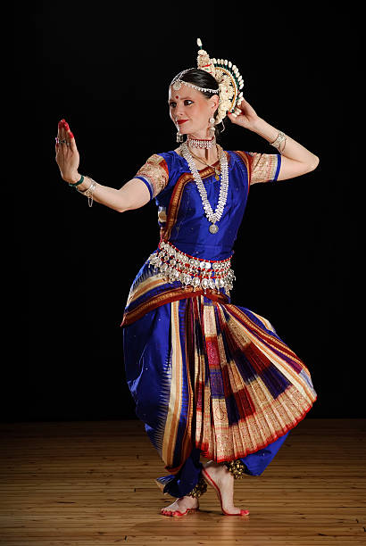 istock Dancer in Indian traditional costume 91309167