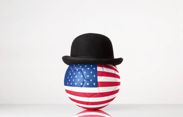 football wearing a bowler hat