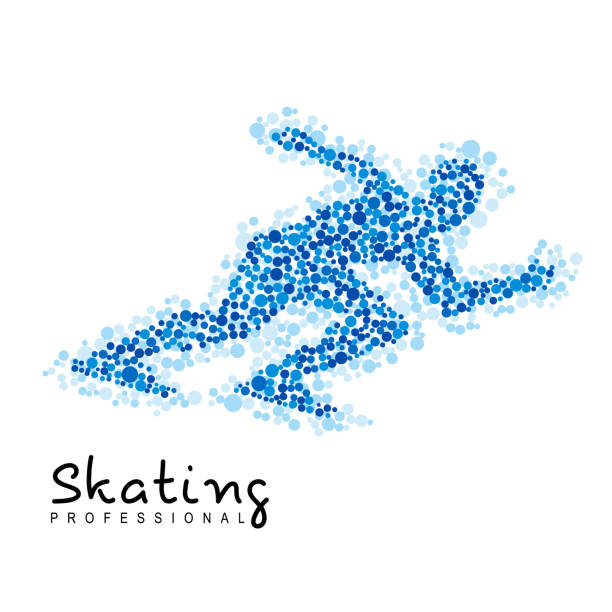 istock Sportsman rides fast on skates 913106136