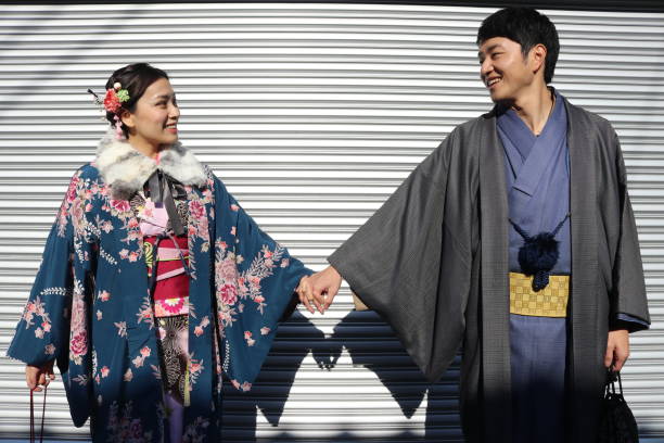istock Kimono wedding photo 913113576