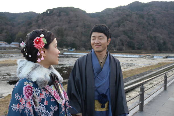 istock Kimono wedding photo 913114036
