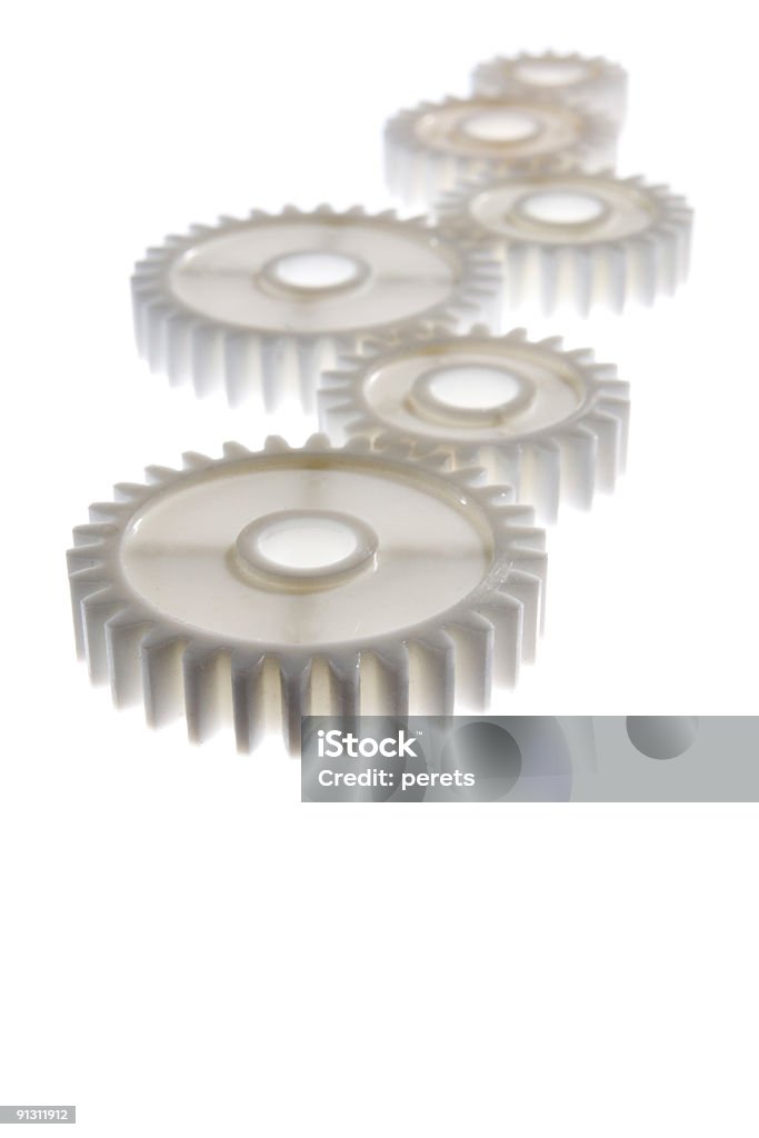 Пластиковые gearwheels - Стоковые фото Пластмасса роялти-фри