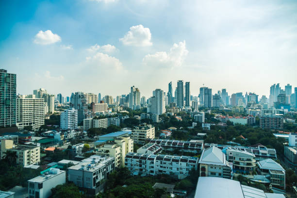 istock High Angle View Of Cityscape Against Sky 913135098