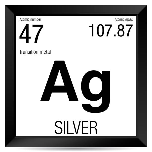 Silver Symbol Element Number 47 Of The Periodic Table Of The