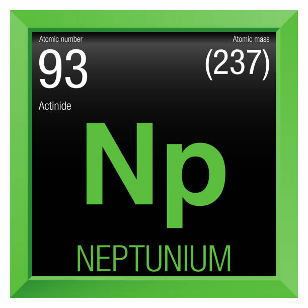 element Neptunium Symbol Element Number 93 Of The Periodic Table Of The
