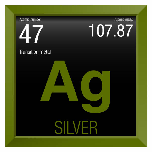 Silver Symbol Element Number 47 Of The Periodic Table Of The