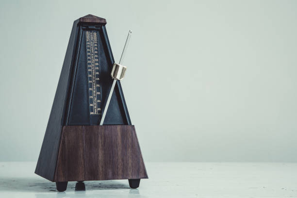 istock Color shot of a vintage metronome 913165686
