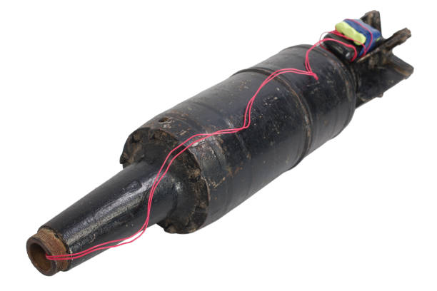 istock IED (improvised explosive device) with 125mm USSR Tank HEAT Projectile 913166136