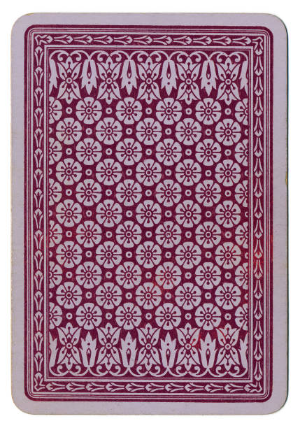 Alice In Wonderland playing card reverse back pattern 1898