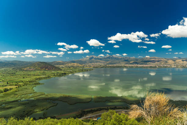 istock spring in Ioannina city Greece , lake Pamvotis , clouds sky 913178264