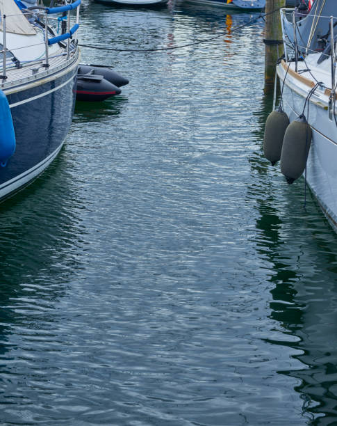istock Boats in a Danish harbor 913178728