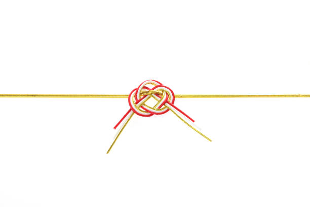 istock decorative Japanese cord made from twisted paper 913182446