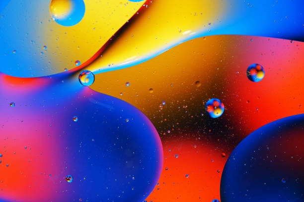 istock Abstract background of colorful bubbles. 913182966