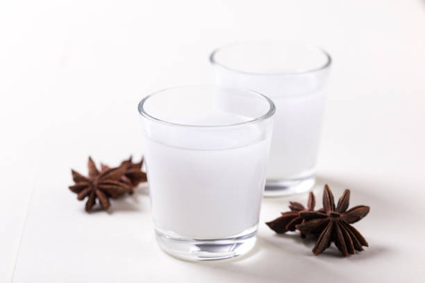 istock Alcohol Raki with anis. Turkish, Greek aperitif arak, Ouzo 913185672