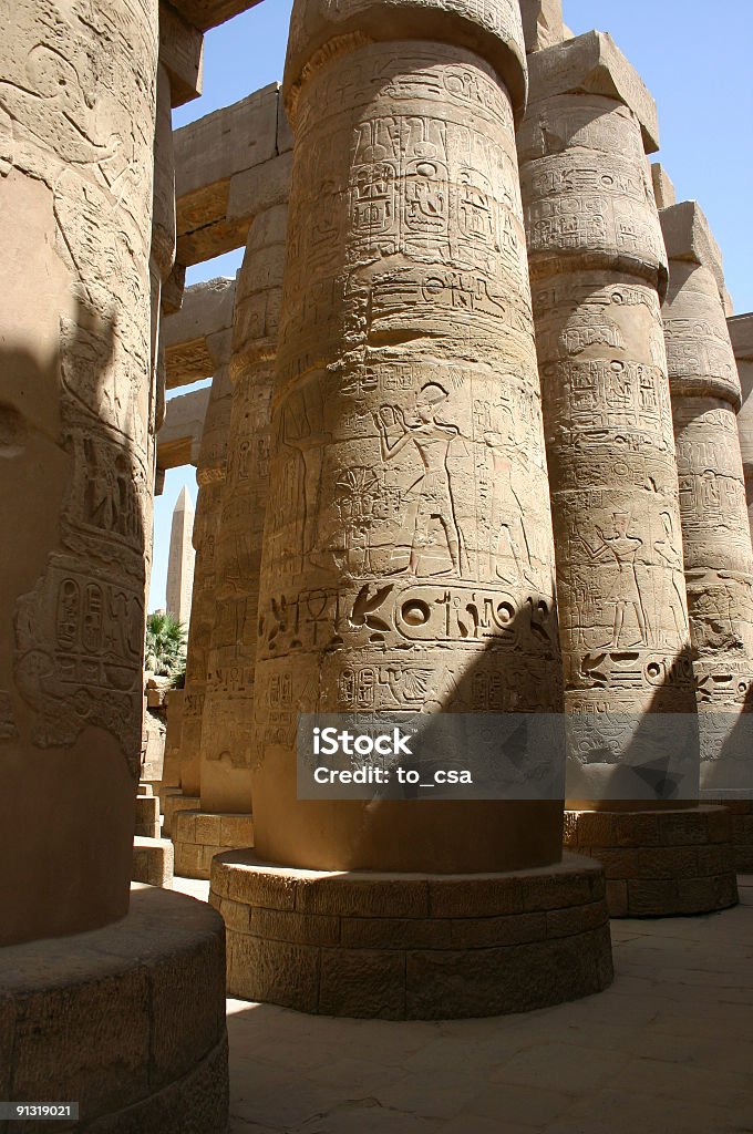 Templos de Karnak - Royalty-free Ao Ar Livre Foto de stock