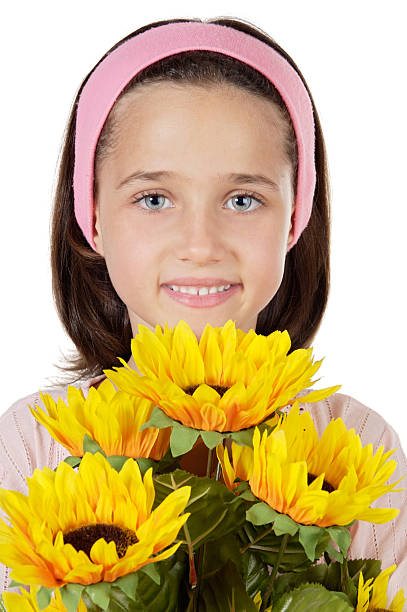istock pretty girl with flowers 91319192