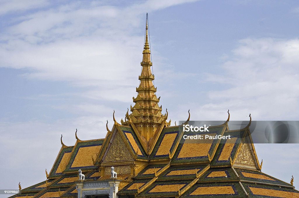 Royal Palace Phnom Penh  Asia Stock Photo