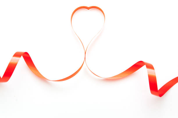 istock ribbons shaped as hearts isolated on white valentines day 913202764
