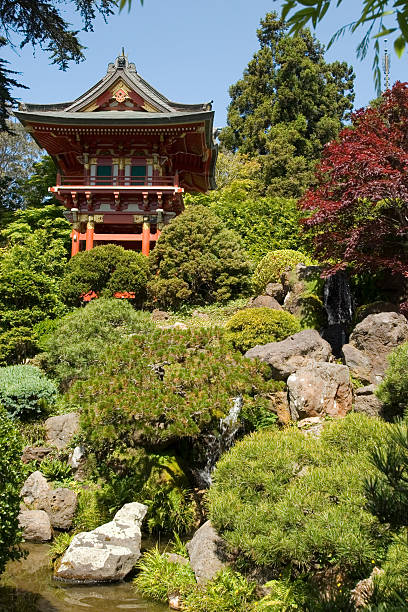 istock Temple Gate, and bushes portrait 91320806