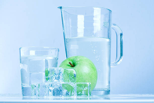 apple drink stock photo