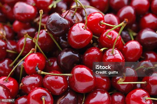 Cherry Stock Photo - Download Image Now - Backgrounds, Berry Fruit, Cherry