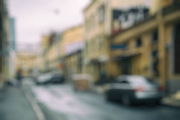 istock Blur city landscape background 913220428