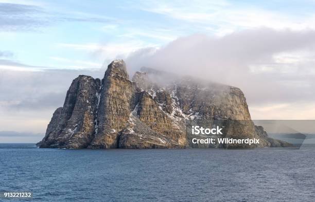 Coastal Clouds On A Barren Island Stock Photo - Download Image Now - Baffin Island, Landscape - Scenery, Nunavut