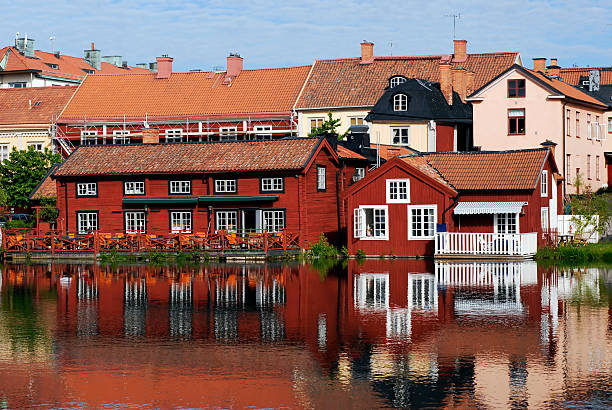 istock Colourful Scandinavian Houses 91322682