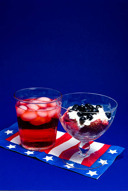 istock Blueberries, whipped cream, strawberries 91322808