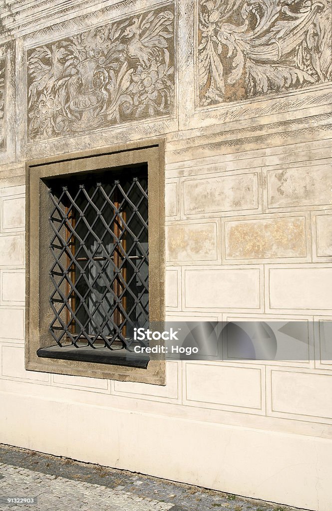 Janela grate - Foto de stock de Arcaico royalty-free