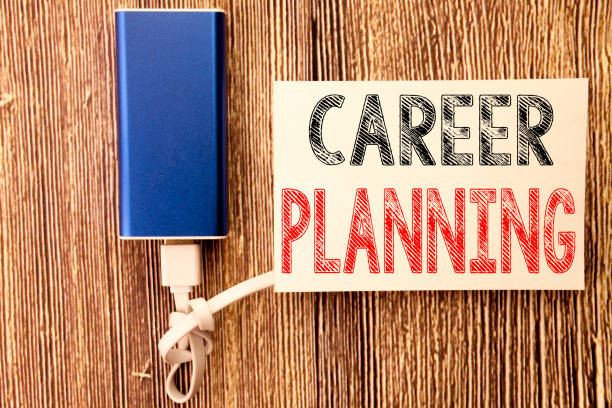 istock Conceptual hand writing text caption inspiration showing Career Planning. Business concept for Business Growth Goal Setting written on sticky note old wood wooden background with power bank 913230170